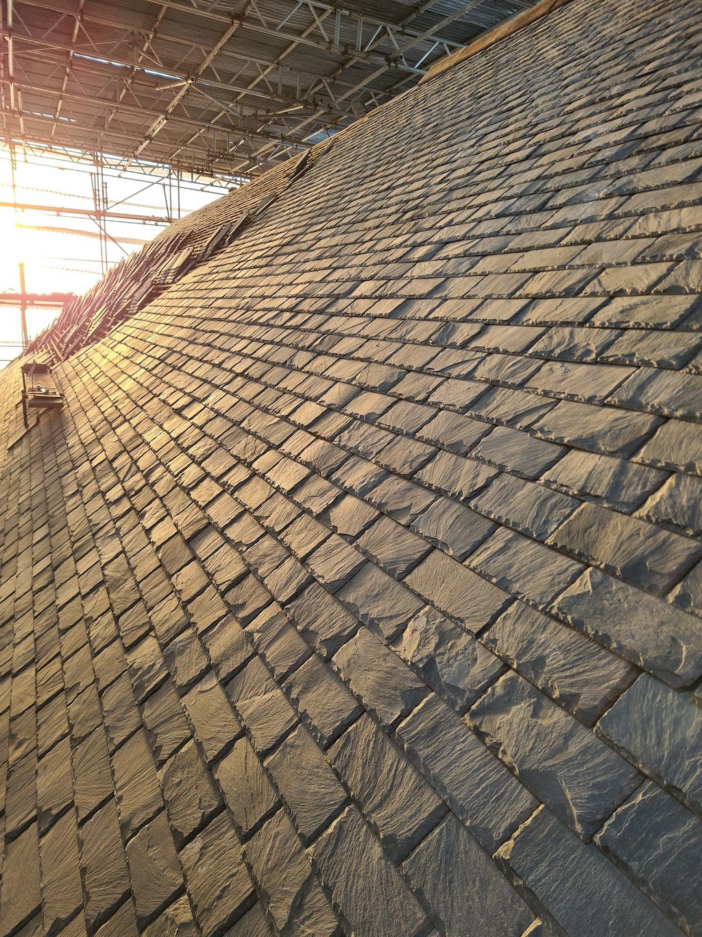 re-roofing historic Domesday Barn farmhouse Wisdome Farm UK Master Roofer