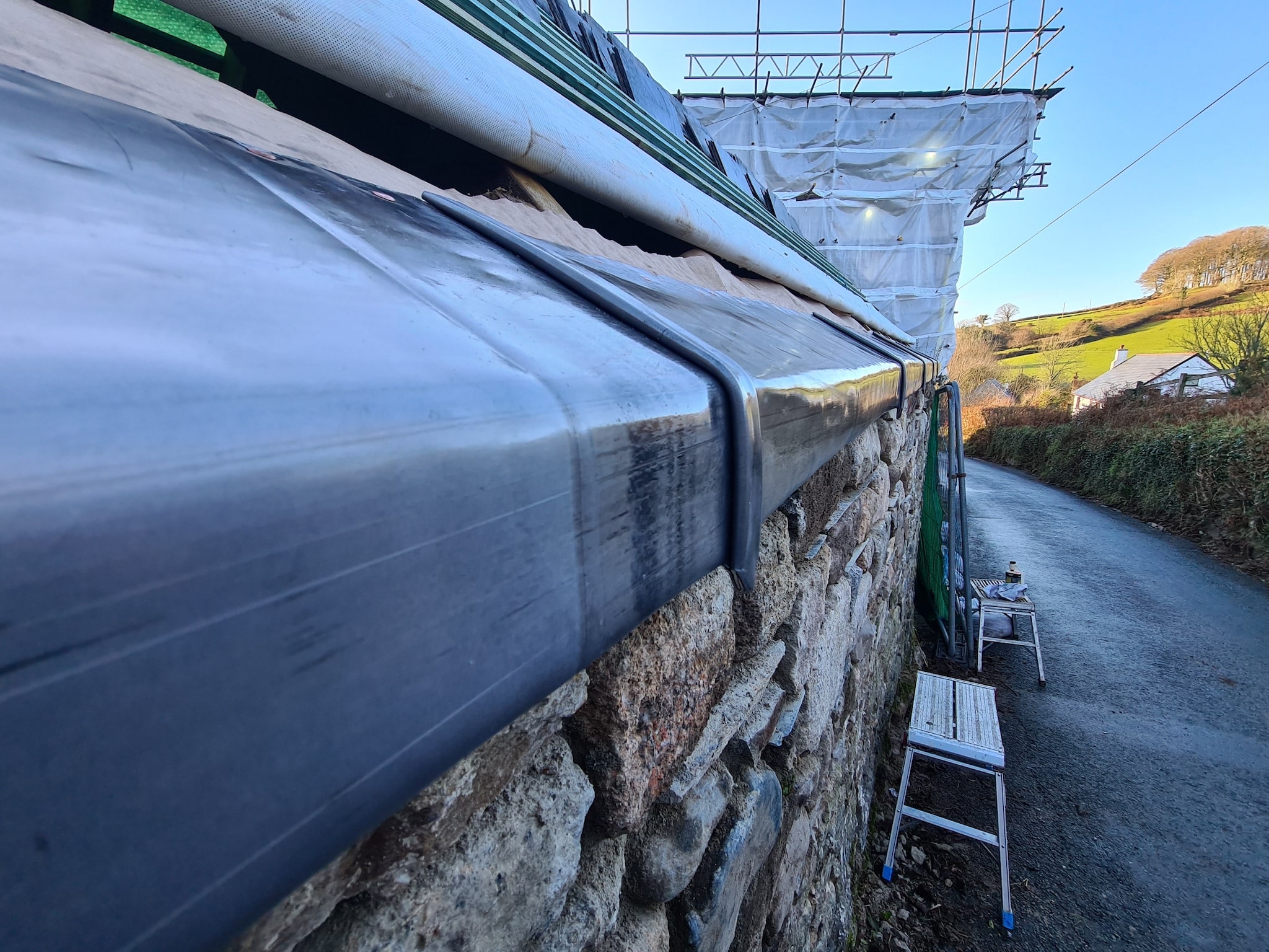 Townhouse Slate Roof Totnes UK Roofing Heritage Roofing SW UK
